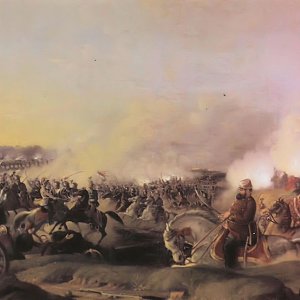 Damjanics János harc közben
